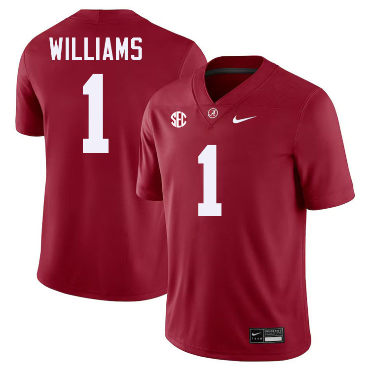 Jameson Williams Alabama Jersey,University Of Alabama Crimson Tide Football Jersey,Uniforms-Crimson